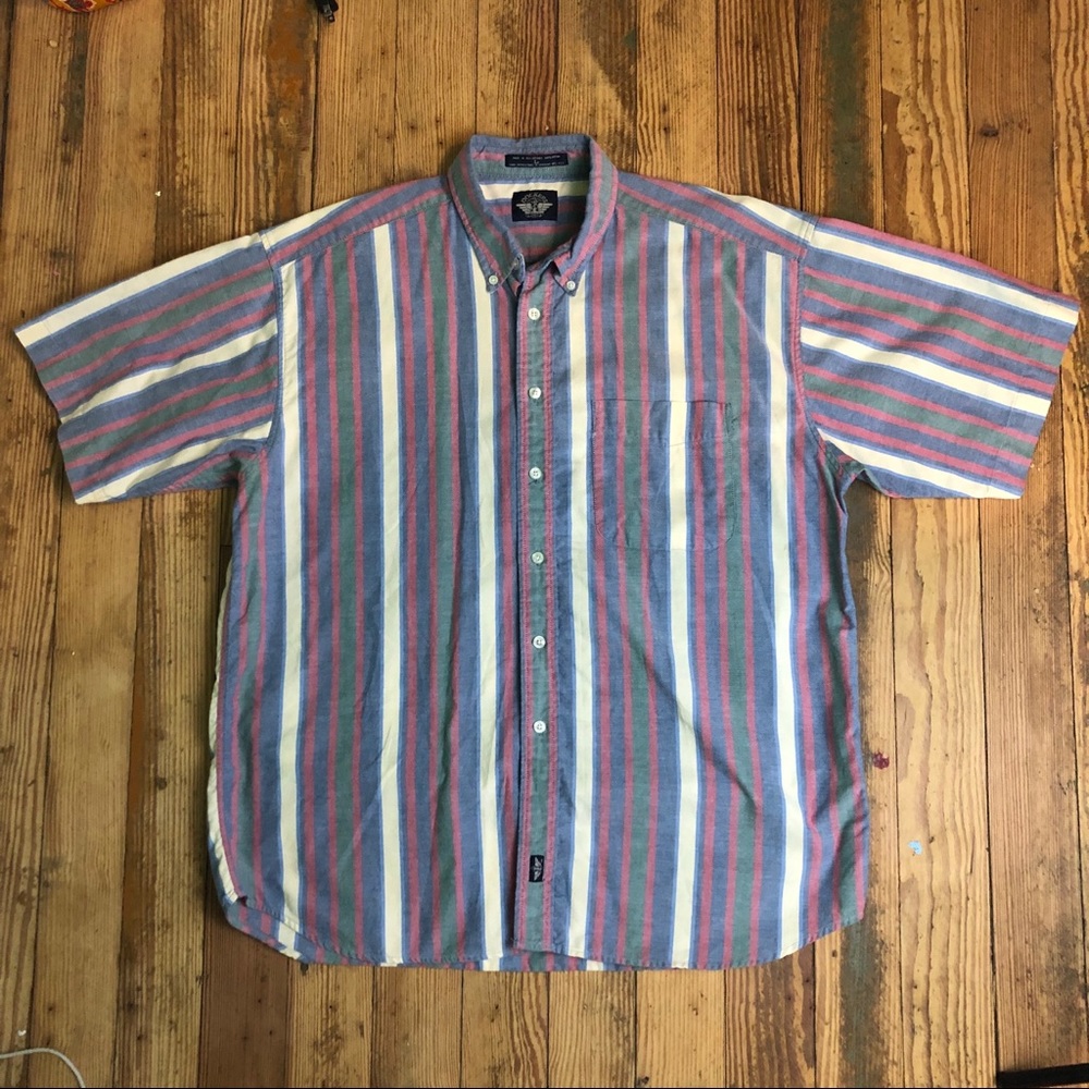 Vintage striped button down shirt